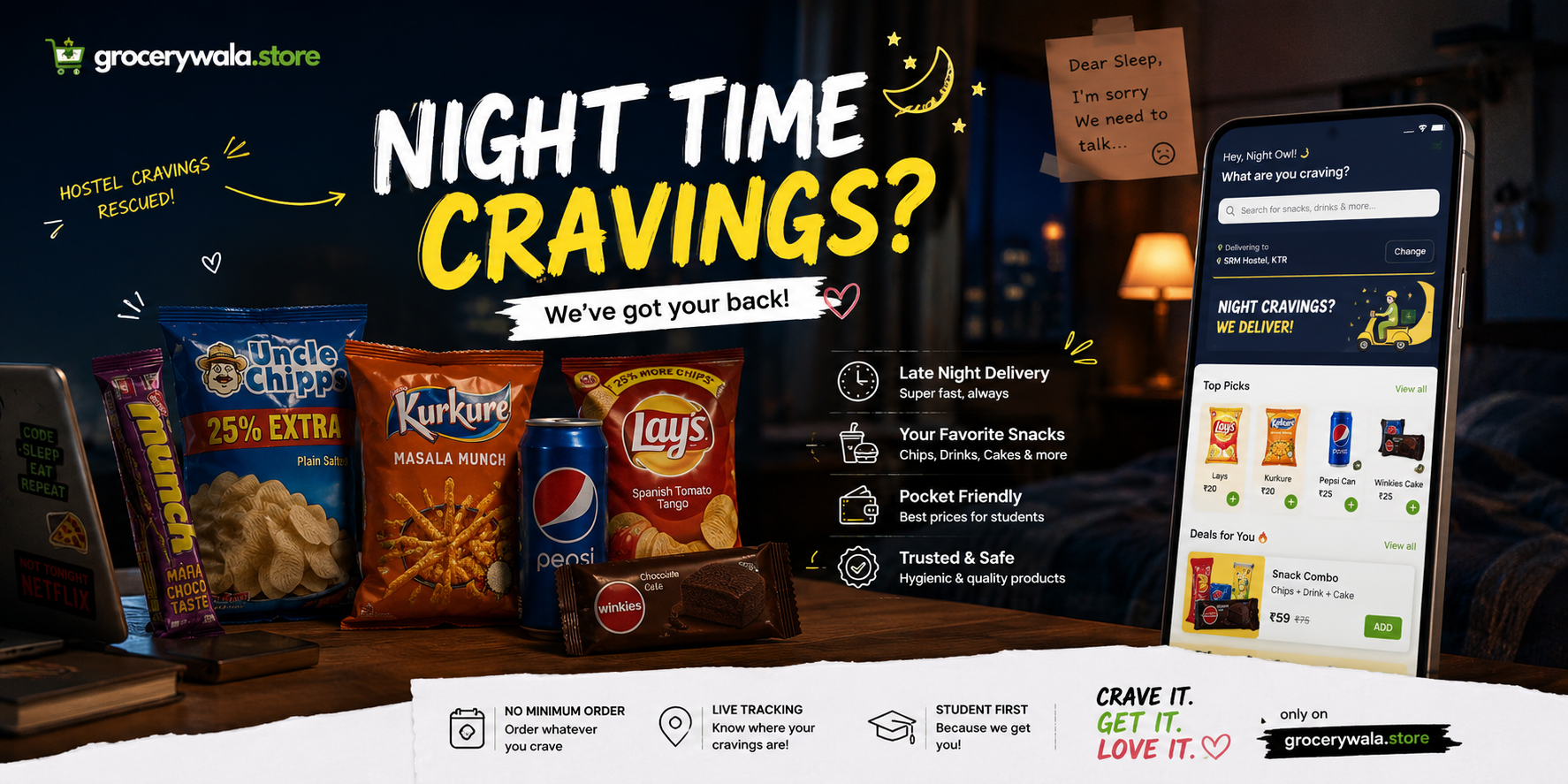 Fulfill your night cravings