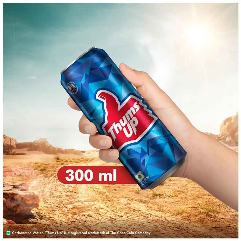 Thums Up Soft Drink Can, Carbonated Beverage Combo