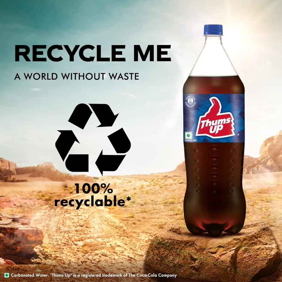 Thums Up, Cola Sparkling Soft Drink Pet Bottle, The Coca-Cola Company