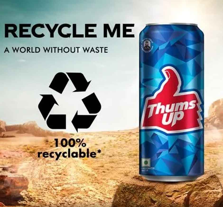 Thums Up Soft Drink Can, Carbonated Beverage Combo