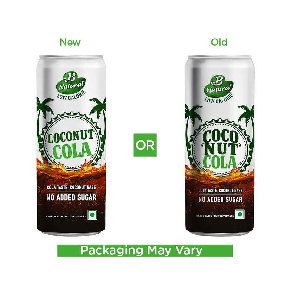 B Natural Coconut Cola Soft Drink (No Caffeine)