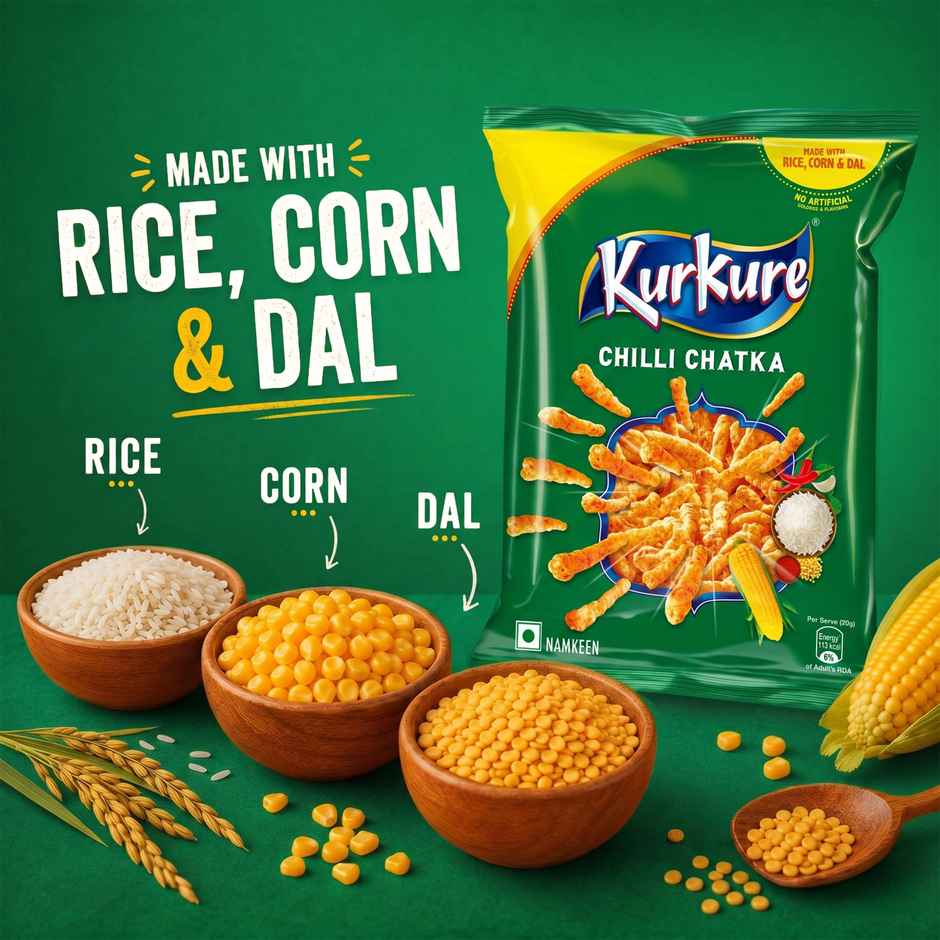 Kurkure Namkeen Chilli Chataka, Crunchy Snacks