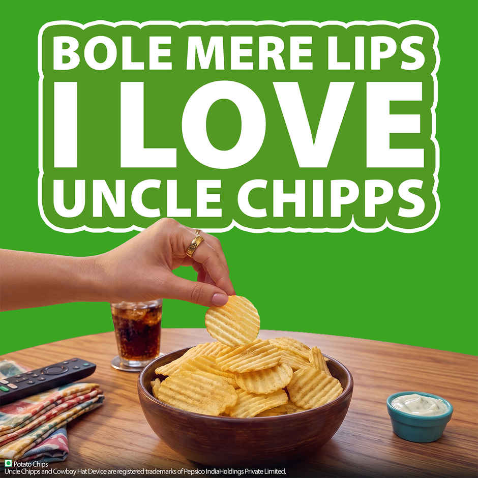 Uncle Chipps Spicy Treat, Crunchy Potato Chips