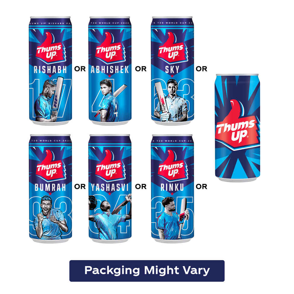 Thums Up Soft Drink Can, Carbonated Beverage Combo